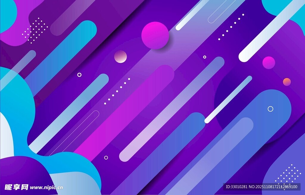 炫彩几何抽象背景图案