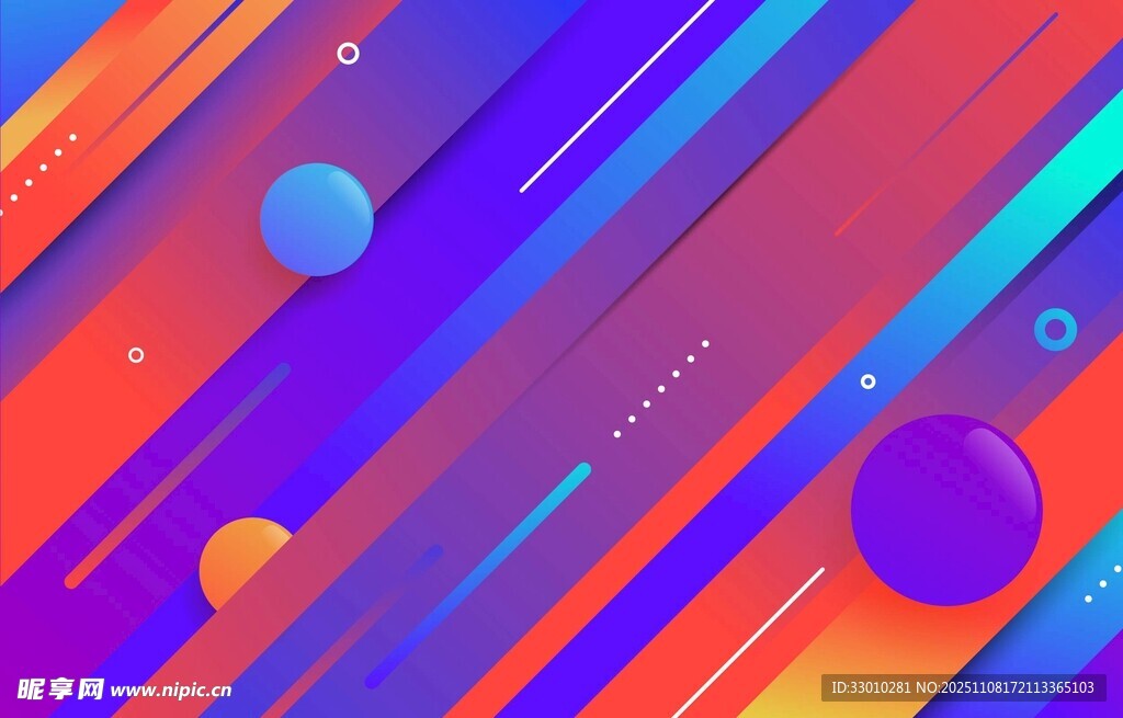 炫彩几何抽象背景图案