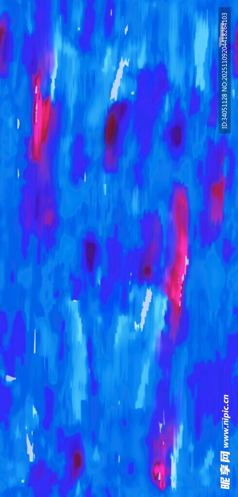 抽象蓝红色彩纹理画面