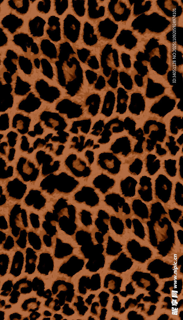 豹纹图案纹理背景