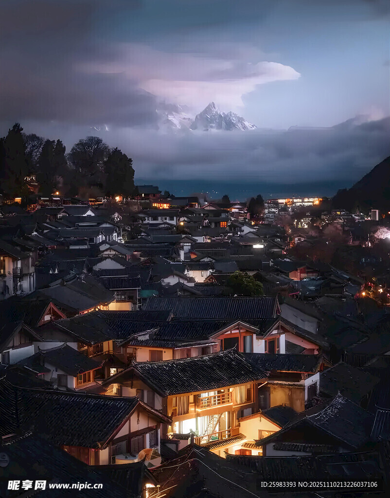 古镇夜景