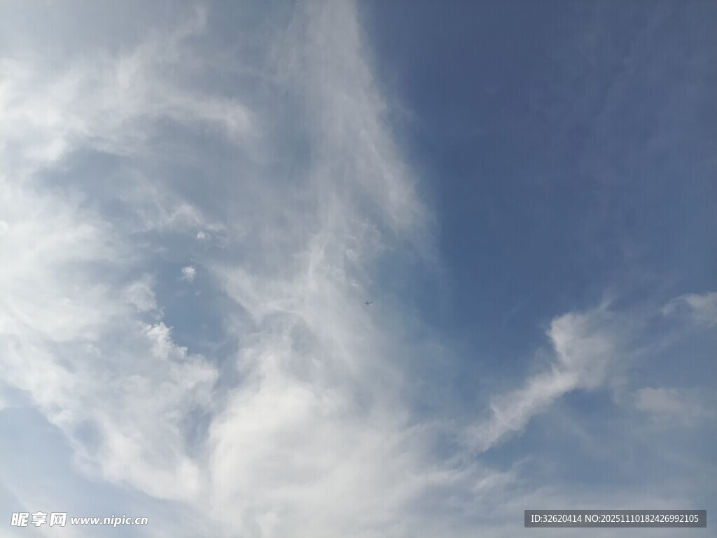 蓝天白云美景