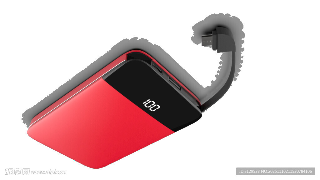 红黑配色车载手机防滑垫