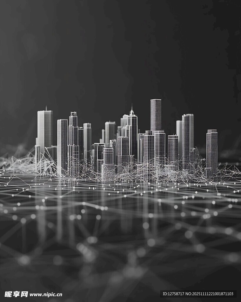 未来城市微缩景观模型