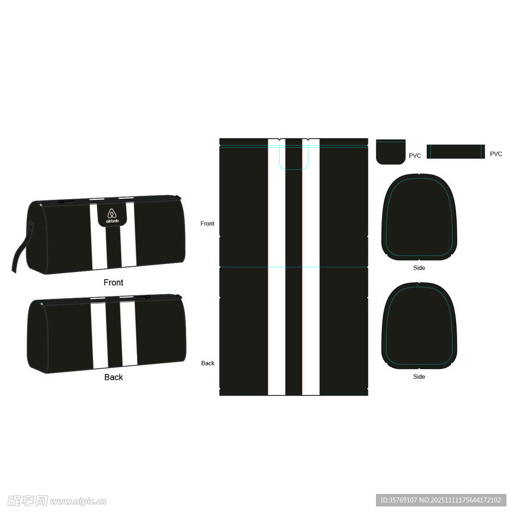 挎包装饰套件展示