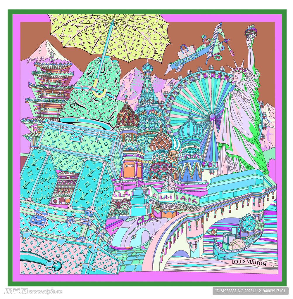 梦幻多彩的奇幻景观