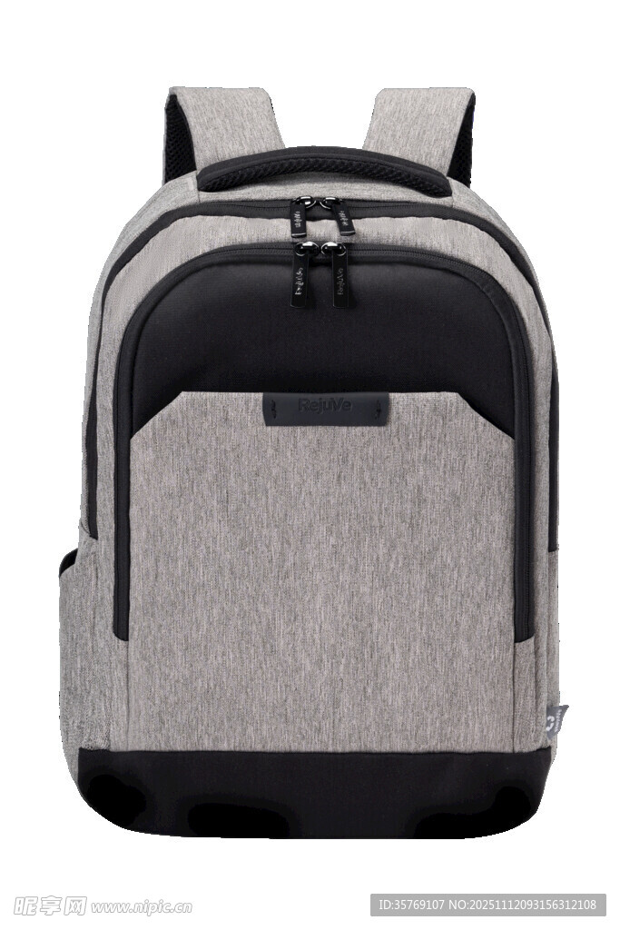 简约灰色双肩背包