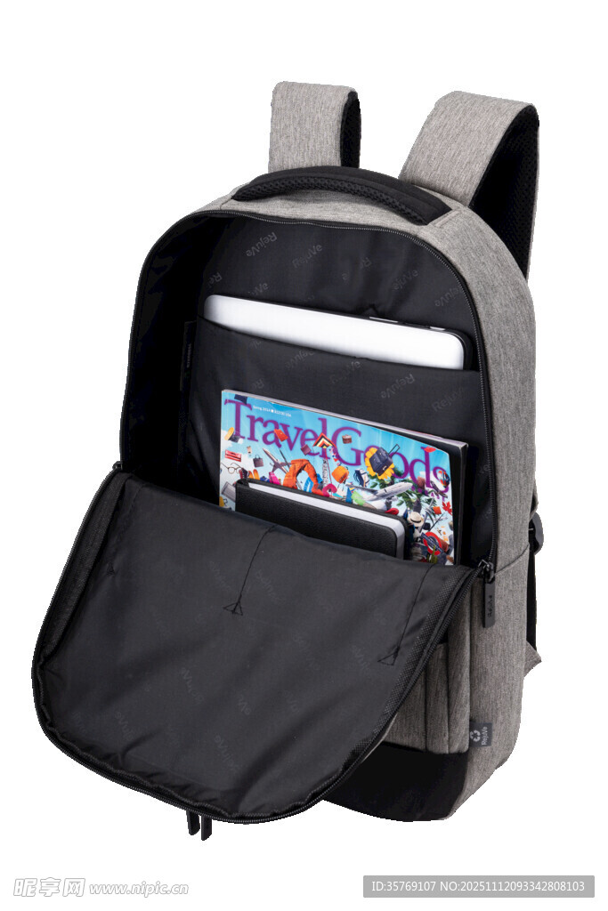 大容量双肩背包可放平板