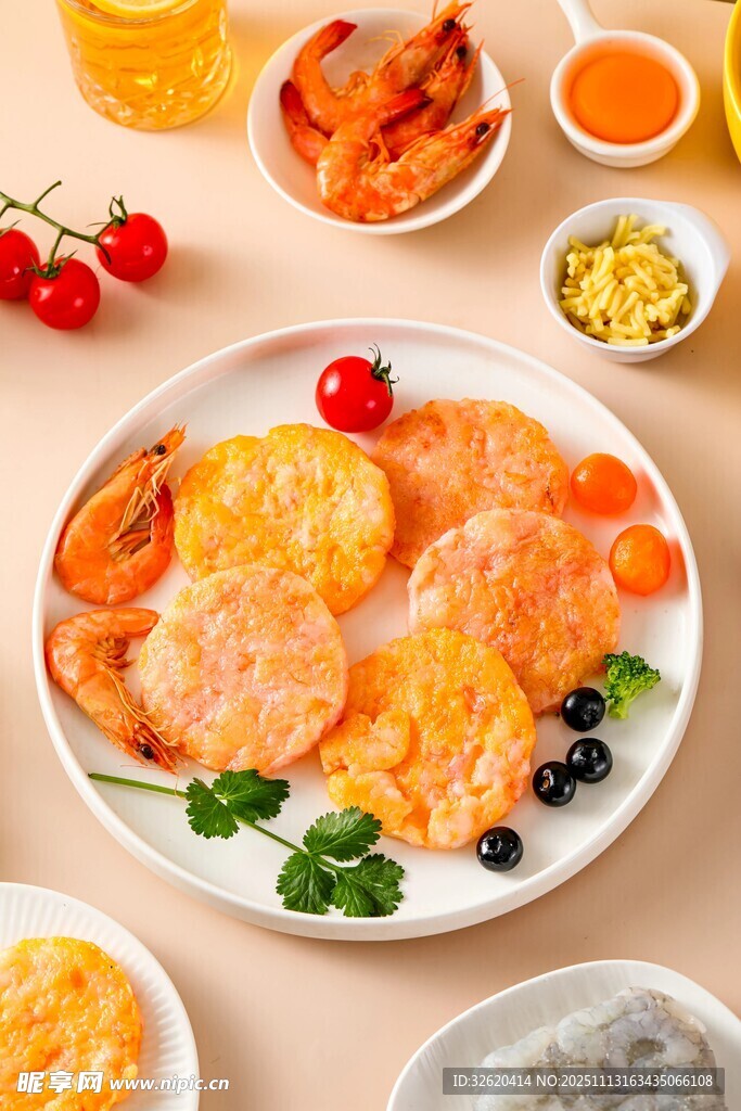 虾仁饼