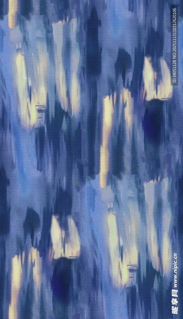 蓝色抽象笔触纹理图案