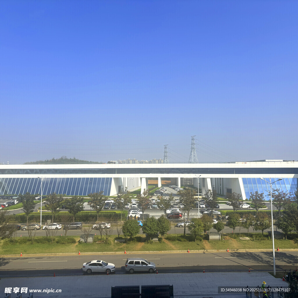 现代化机场外观景观