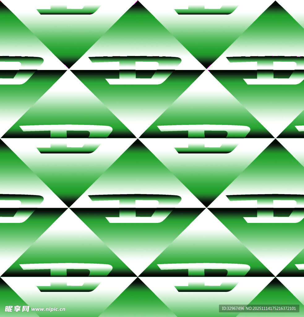 绿色 渐变几何 图案 背景纹理