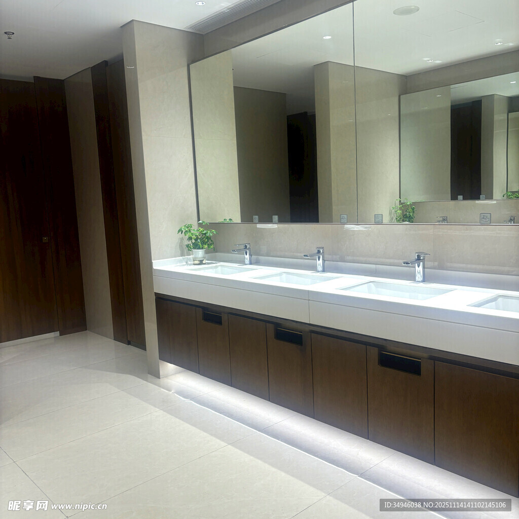 现代简约风格浴室洗手台