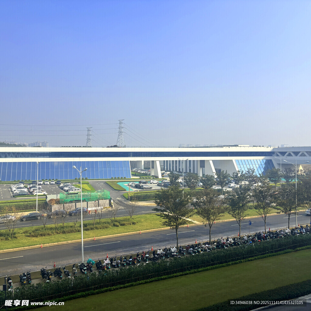 现代化工厂外观景观