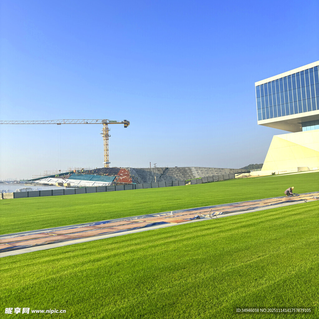 城市在建景观与绿地