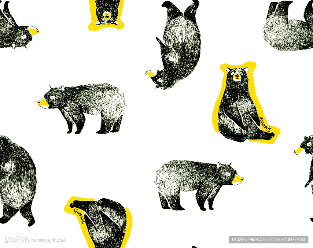 狗熊 卡通 大牌