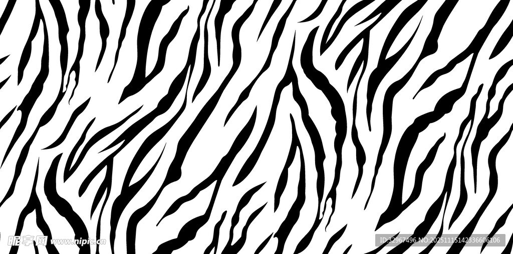 黑白斑马纹图案纹理