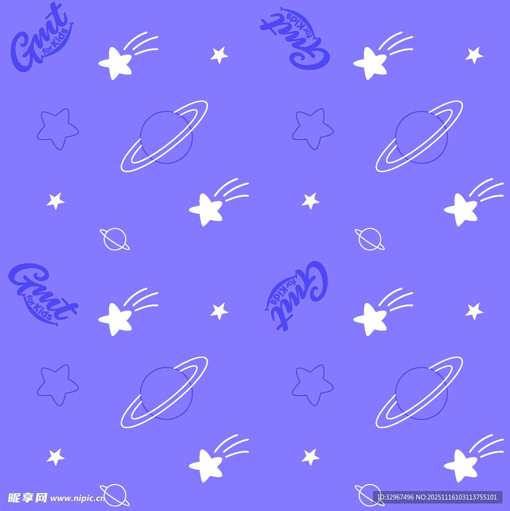 紫色 星空 图案 