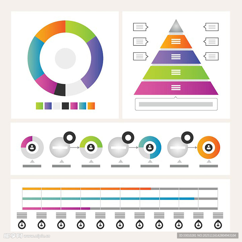 多样图表模板展示