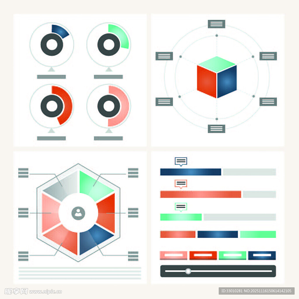 多样数据图表集合展示