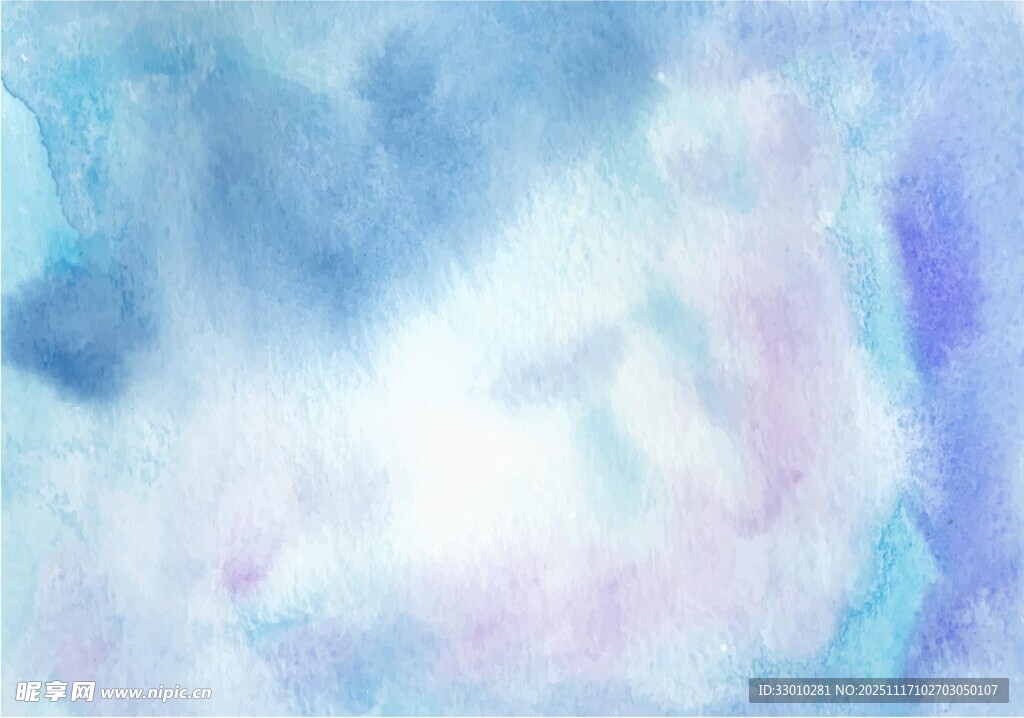 梦幻水彩天空背景图