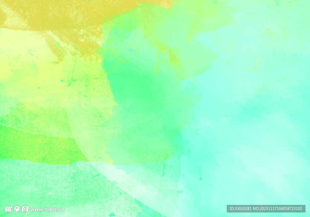 清新渐变水彩背景图