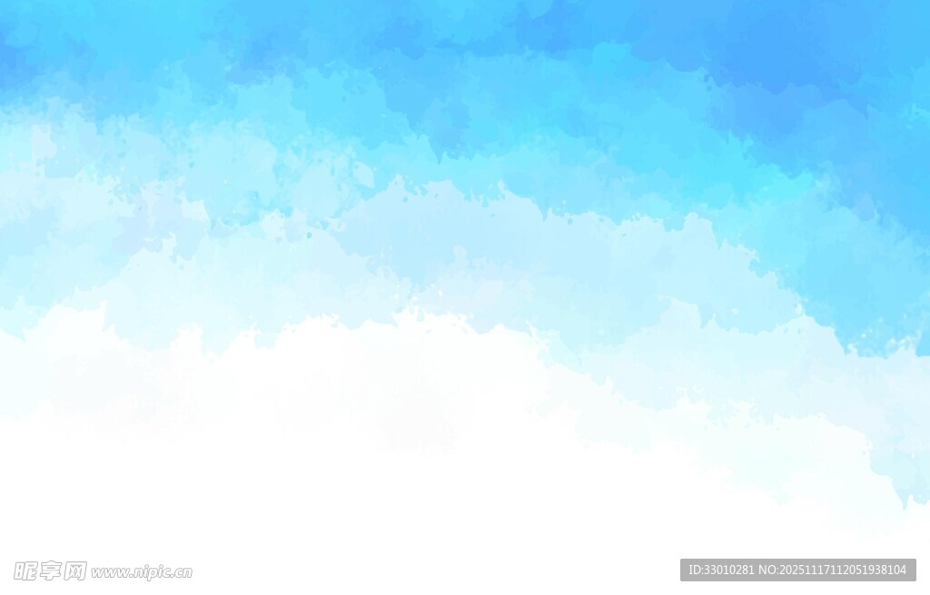 淡蓝色水彩渐变背景图