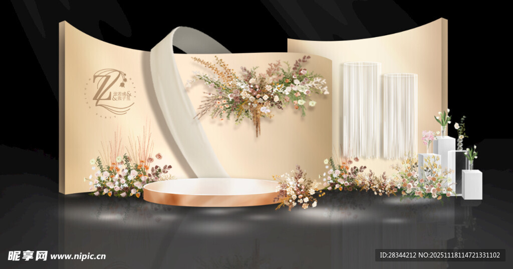 浪漫婚礼装饰布置场景