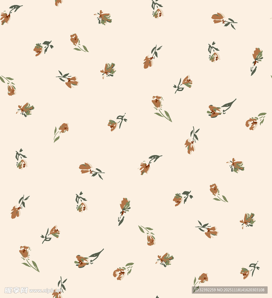 小碎花图案背景