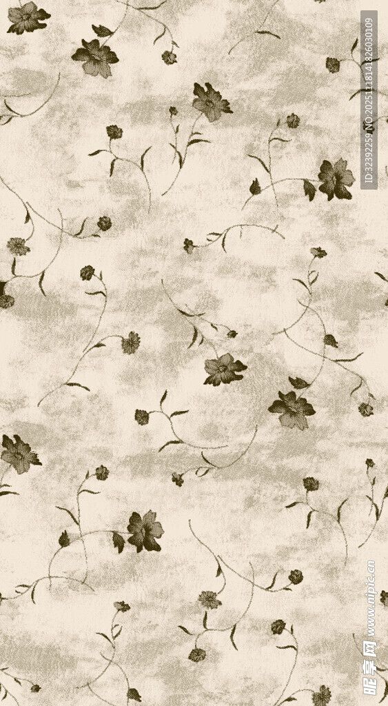 米白色底小碎花图案纹理