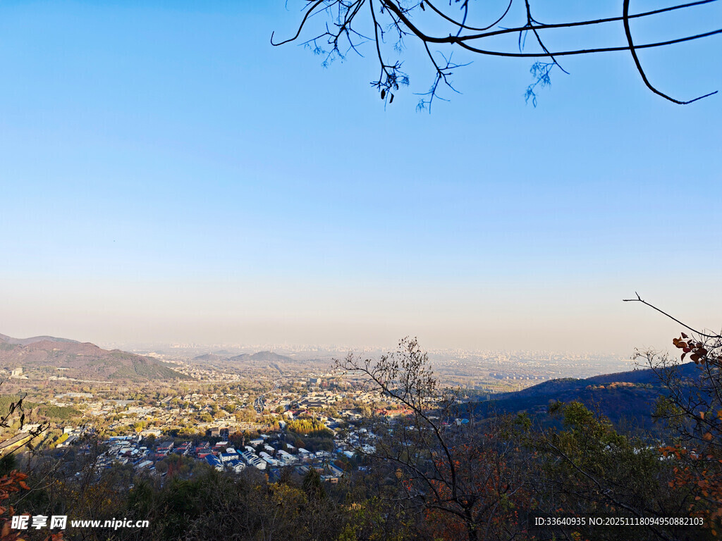 香山 山顶 俯瞰