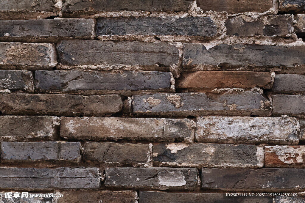 复古旧砖墙纹理背景