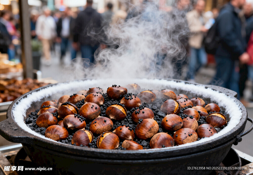 街头的炒栗子