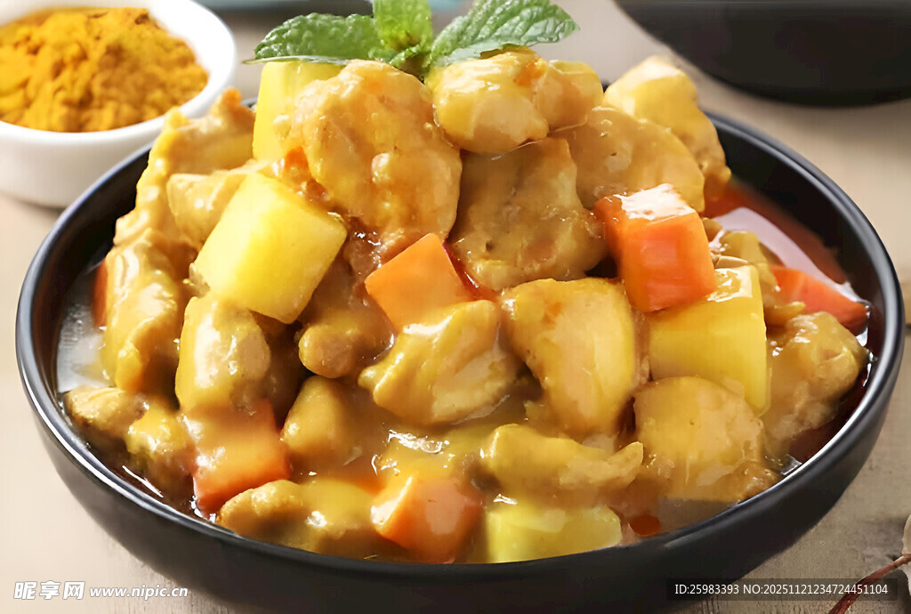 咖喱鸡肉