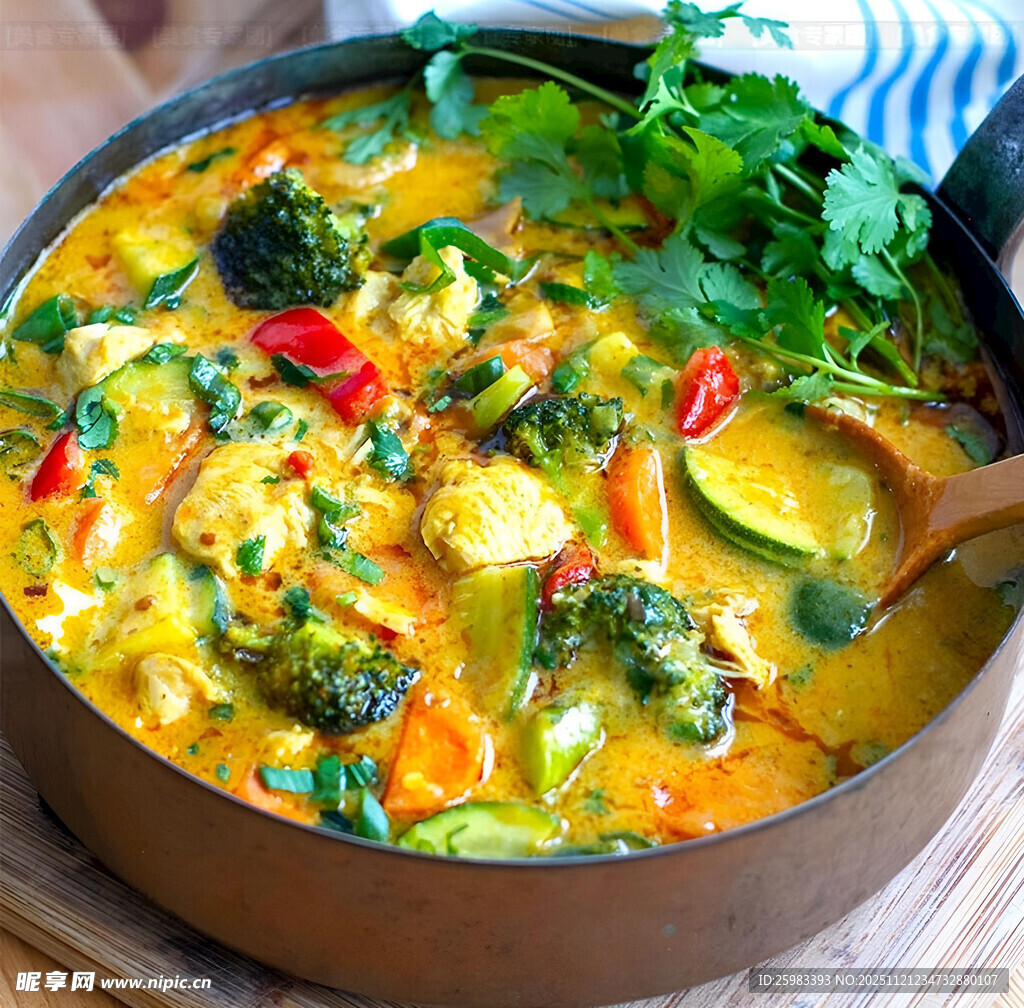 蔬菜咖喱锅