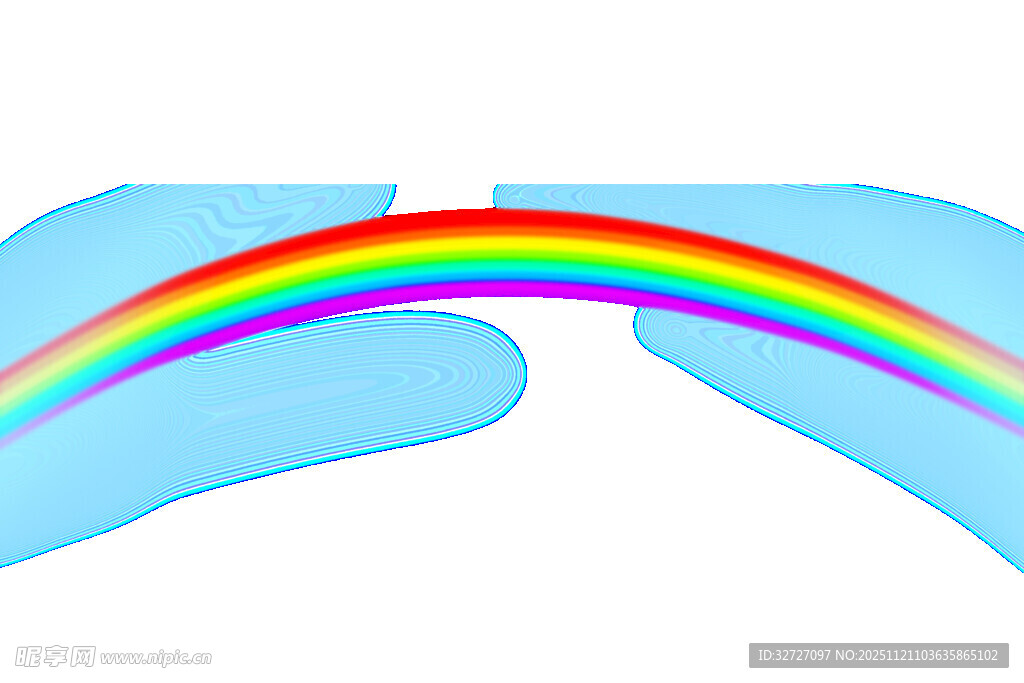 天空中的绚丽彩虹