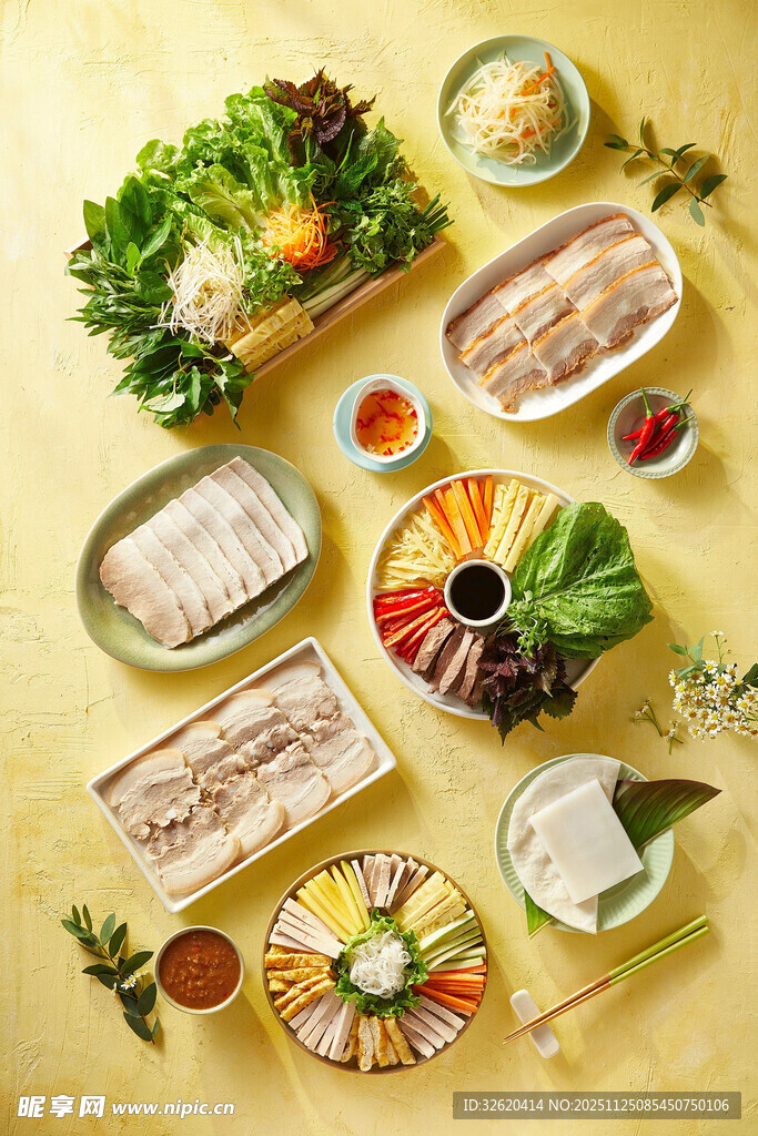 多样美味素食拼盘