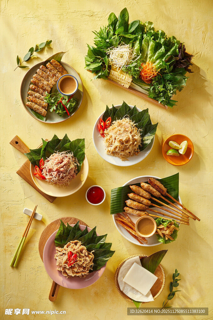 多样美味菜肴
