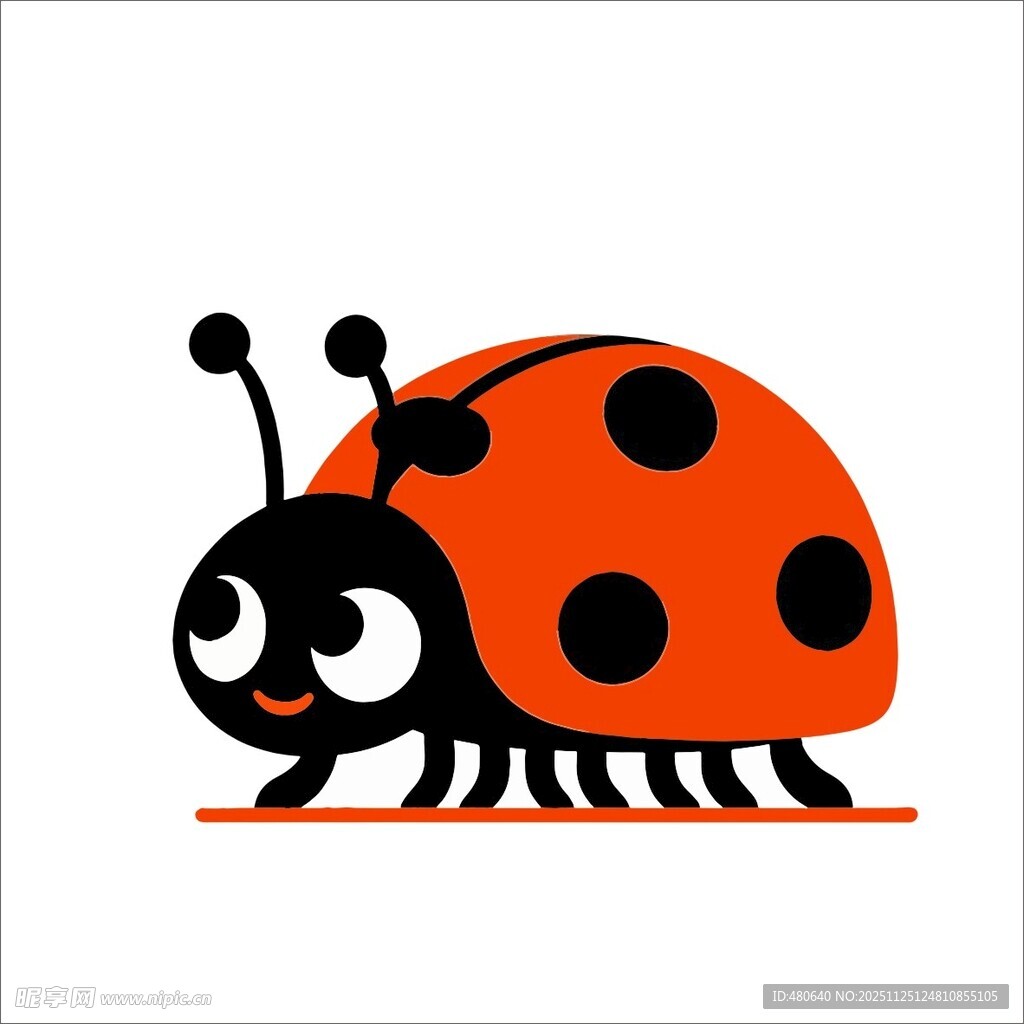 可爱卡通瓢虫形象