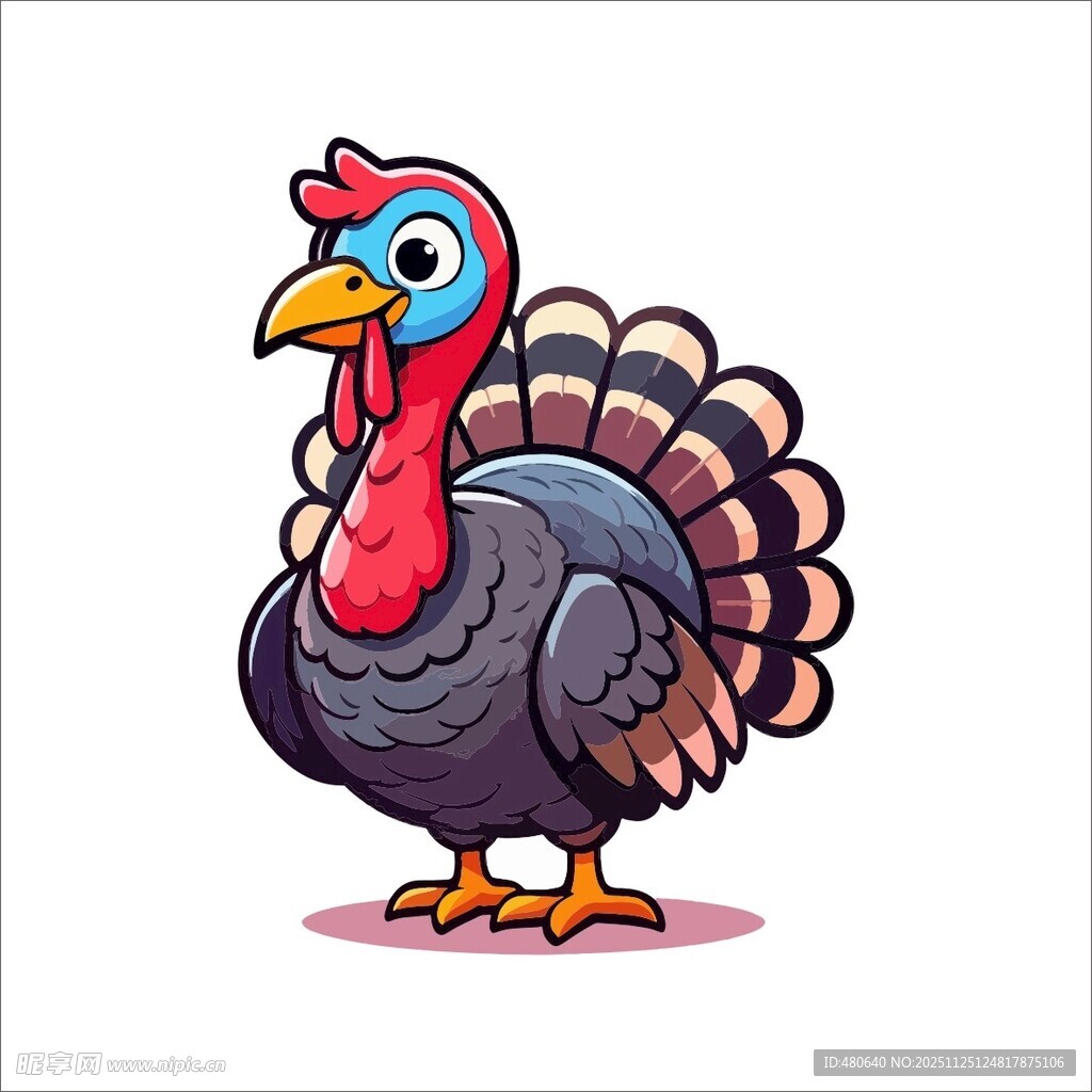 卡通火鸡形象