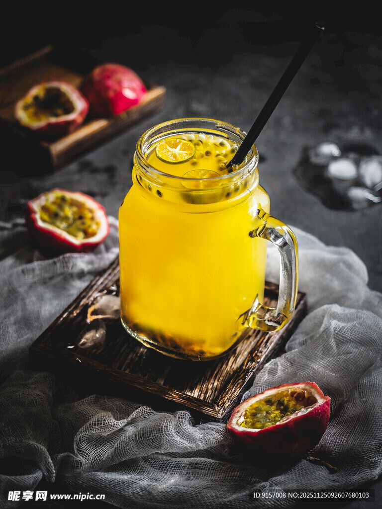 罐装百香果饮品