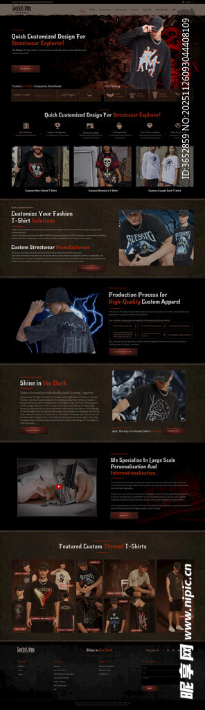 服装外贸英文独立站设计