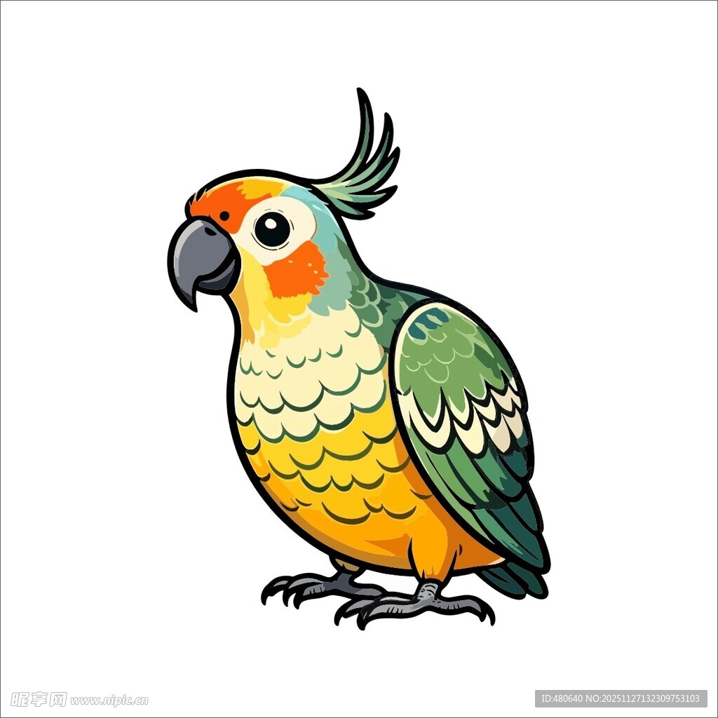 可爱卡通蜗牛插画