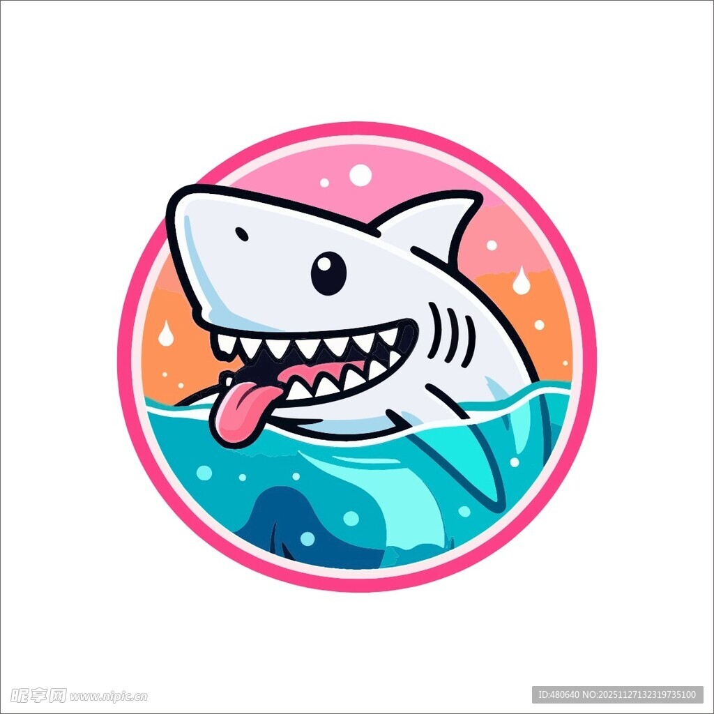 卡通鲨鱼头像