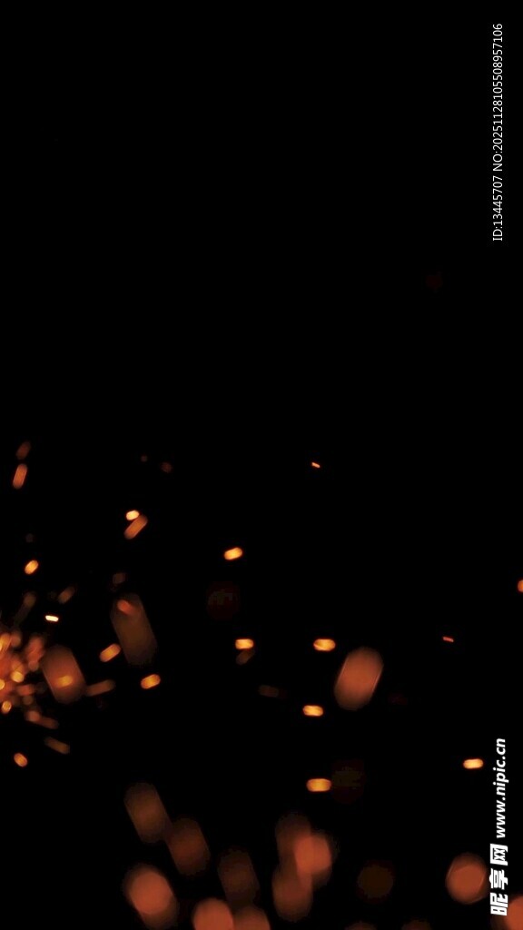 飞舞的金色火花