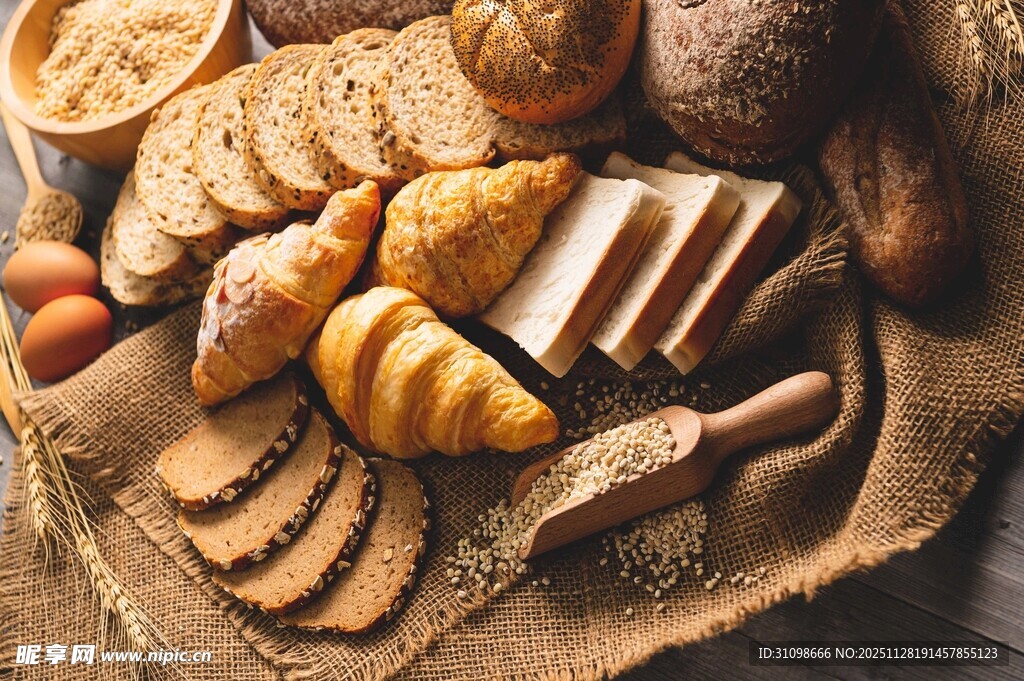 多样美味面包大集合