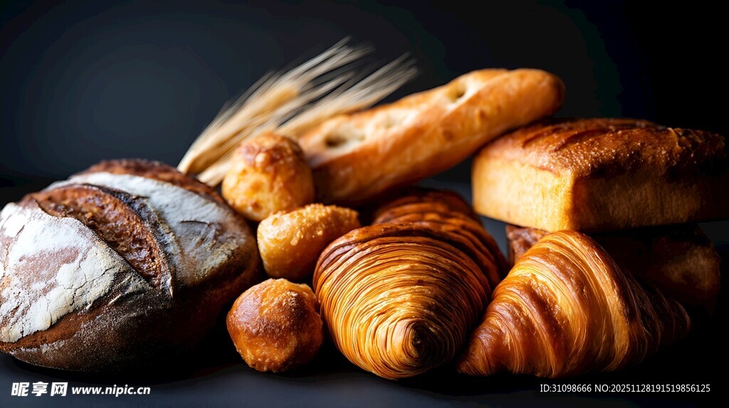 多样美味面包大集合