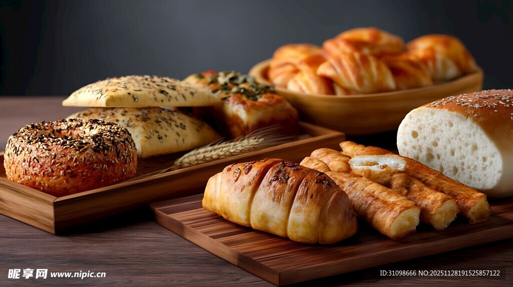 多样美味面包大集合
