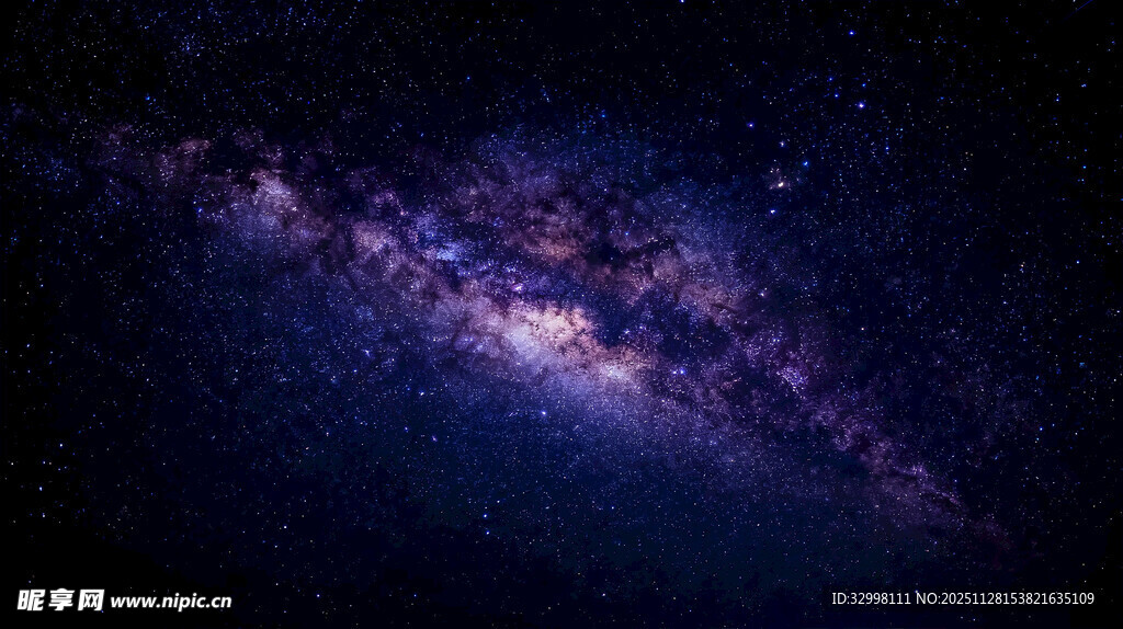 梦幻璀璨的深邃星空