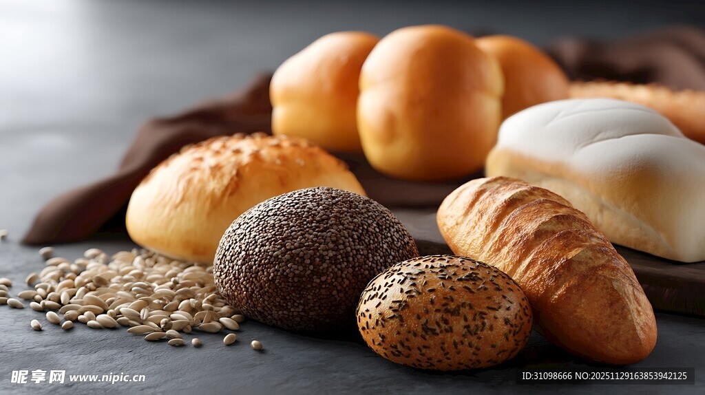 多样美味面包大集合